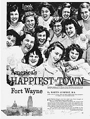 photo Look magazine cover Fort Wayne America's Happiest Town in 1949
